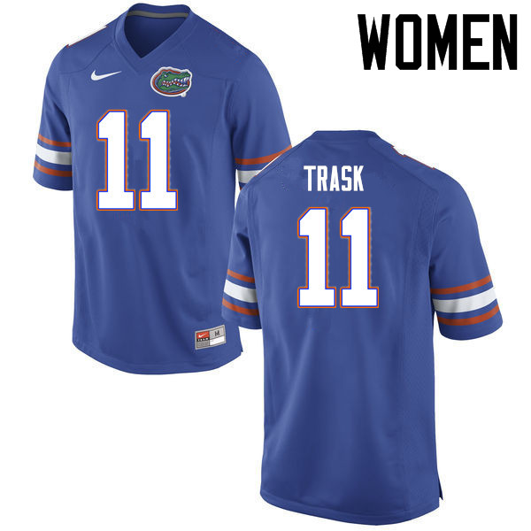 Women Florida Gators #11 Kyle Trask College Football Jerseys Sale-Blue - Click Image to Close